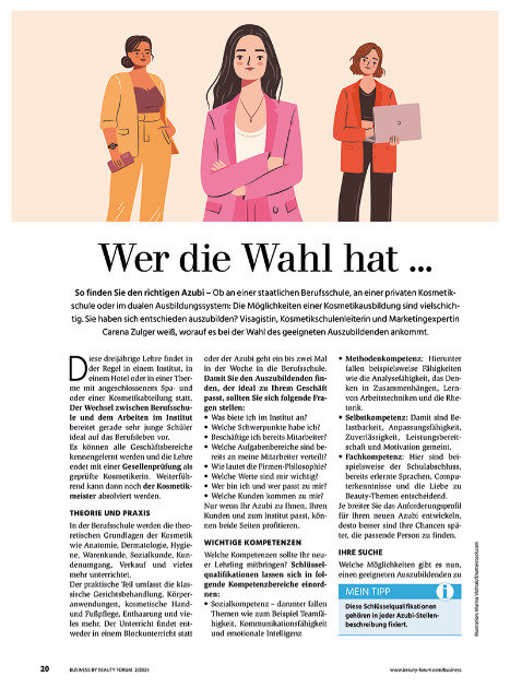 Wer die Wahl hat ...