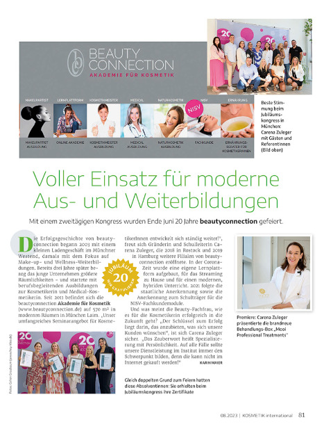 Voller Einsatz für moderne Aus- und Weiterbildungen